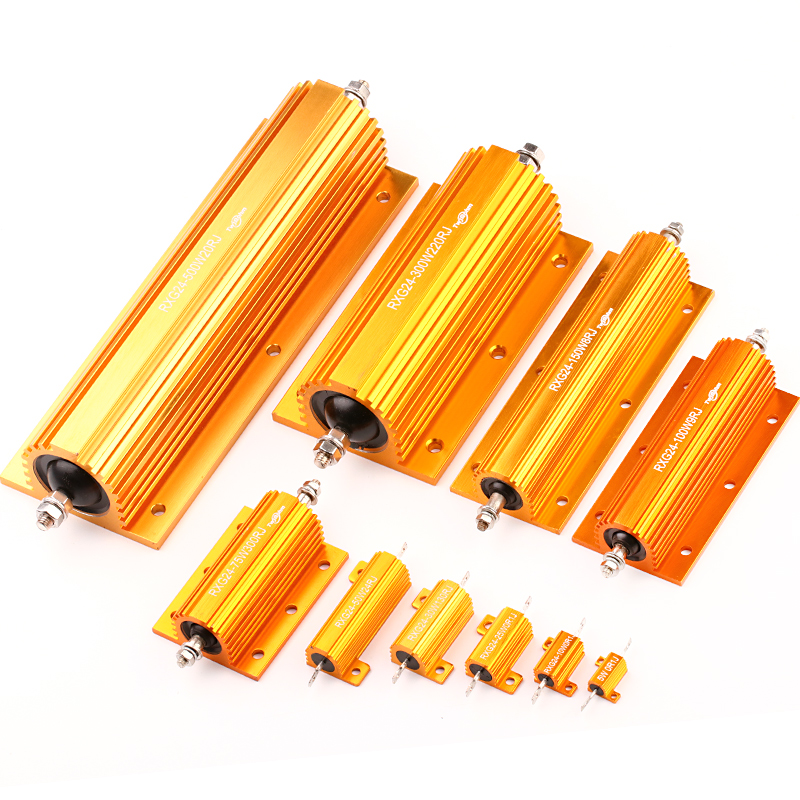 Molded Gold Aluminum shell Resistor