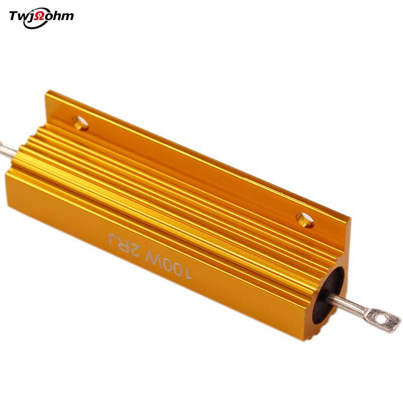RX24-100Whighpower gold aluminum shell winding resisto load current limiting resisto