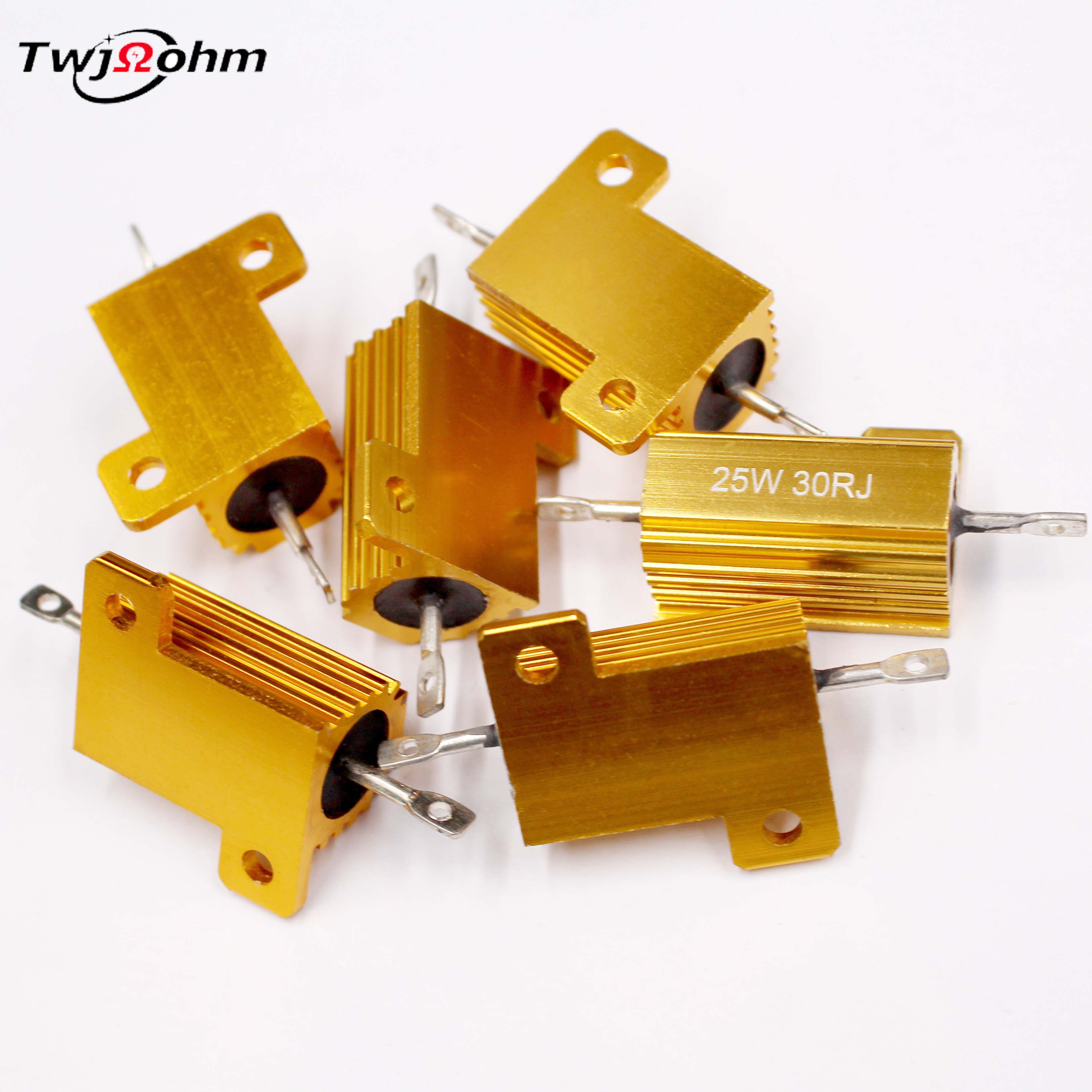RX24-25W highpower gold aluminum shell resistor current limiting winding resistor