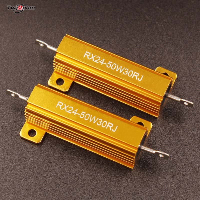 RX24 highpower 50W aluminum shell heat dissipation resistor load resistor