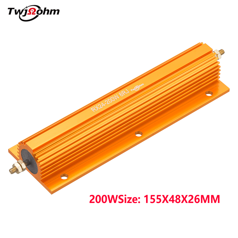 RX24-200W highpower aluminum shell heat dissipation load current limiting automotive resistor