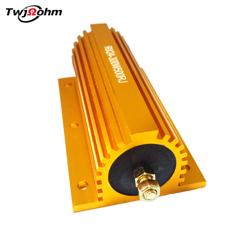 RX24 gold aluminum shell 300W highpower  current limiting winding resistor