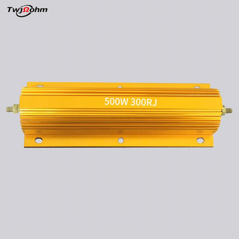 RX24 gold aluminum shell 500W highpower current limiting winding resistor