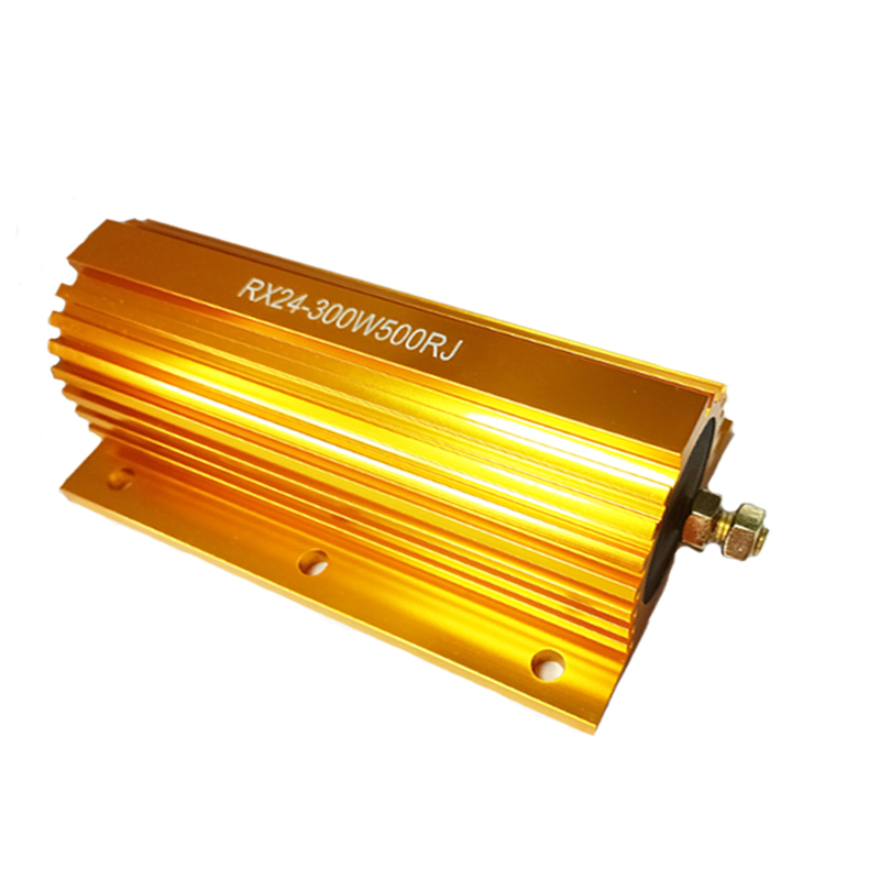 RX24 gold aluminum shell 300W highpower  current limiting winding resistor