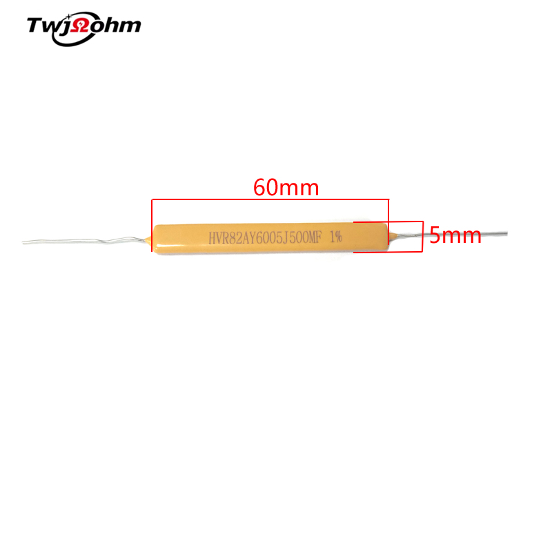 HVR82AY6005Thick film chip non inductive high-voltage resistor