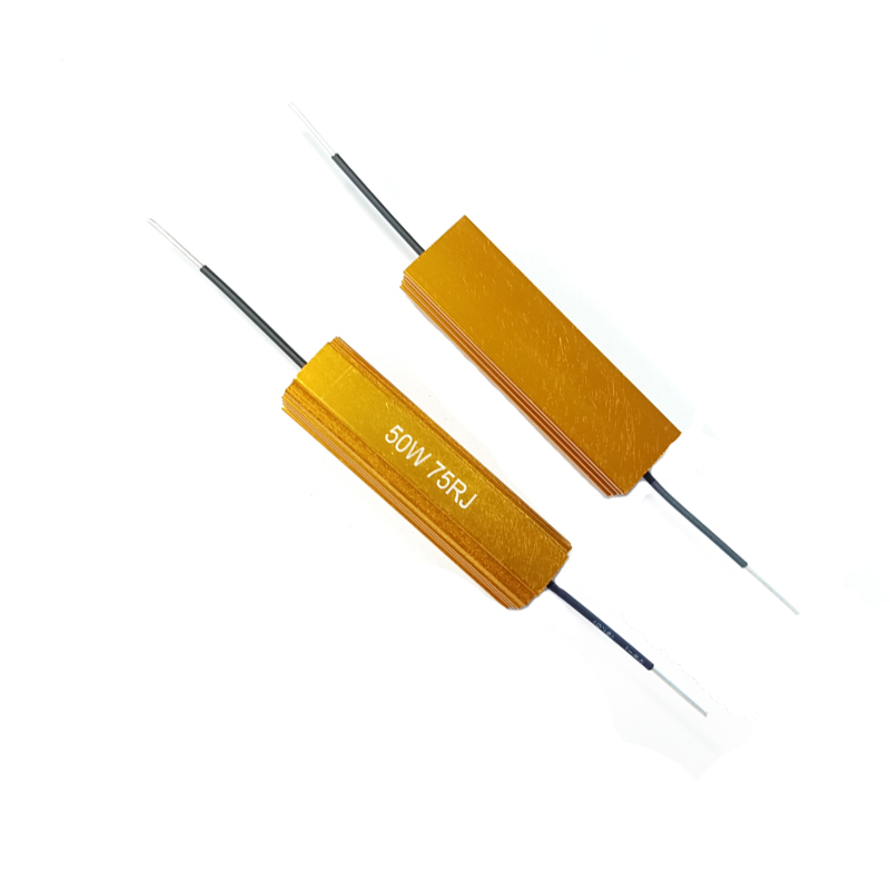RX24-50W highpower gold aluminum shell resistor ohm current limiting discharge decoder