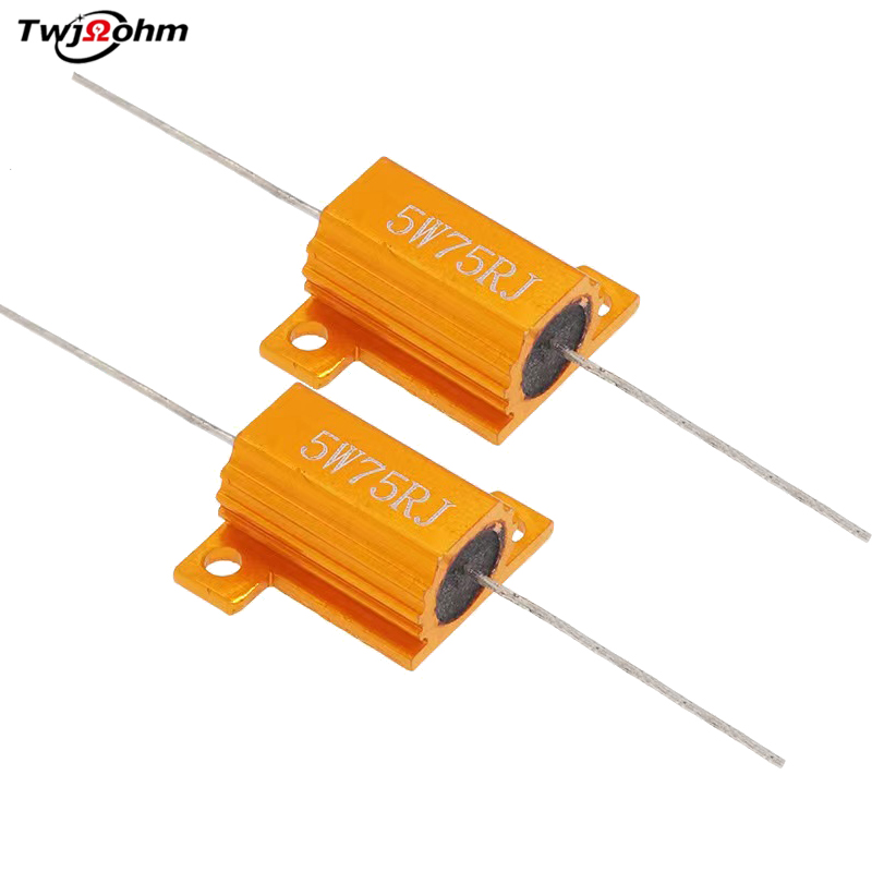 RX24-25W high-power gold aluminum shell resistorohm current limiting discharge decoder