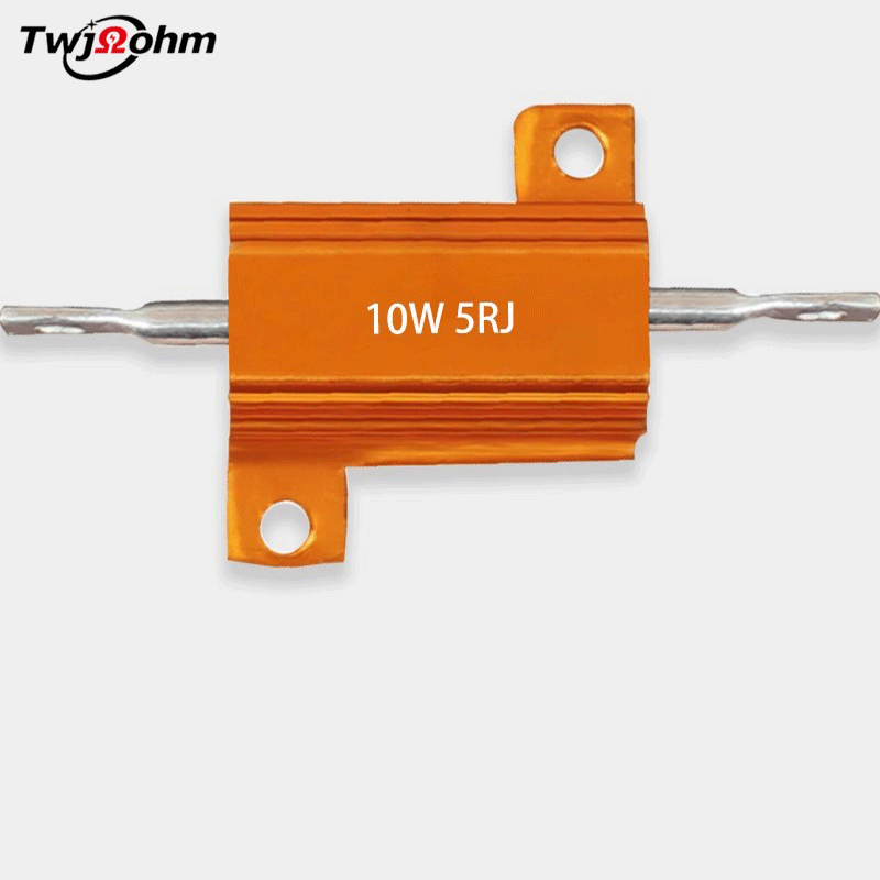 RX24-10W highpower gold aluminum shell resistorcurrent limiting discharge decoder