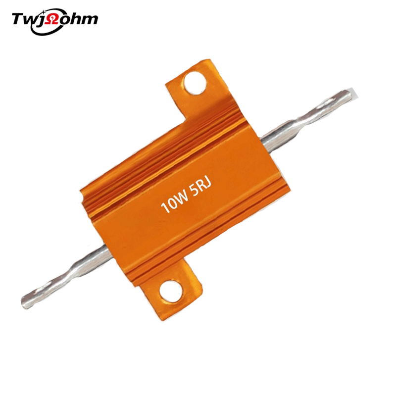 RX24-10W highpower gold aluminum shell resistorcurrent limiting discharge decoder