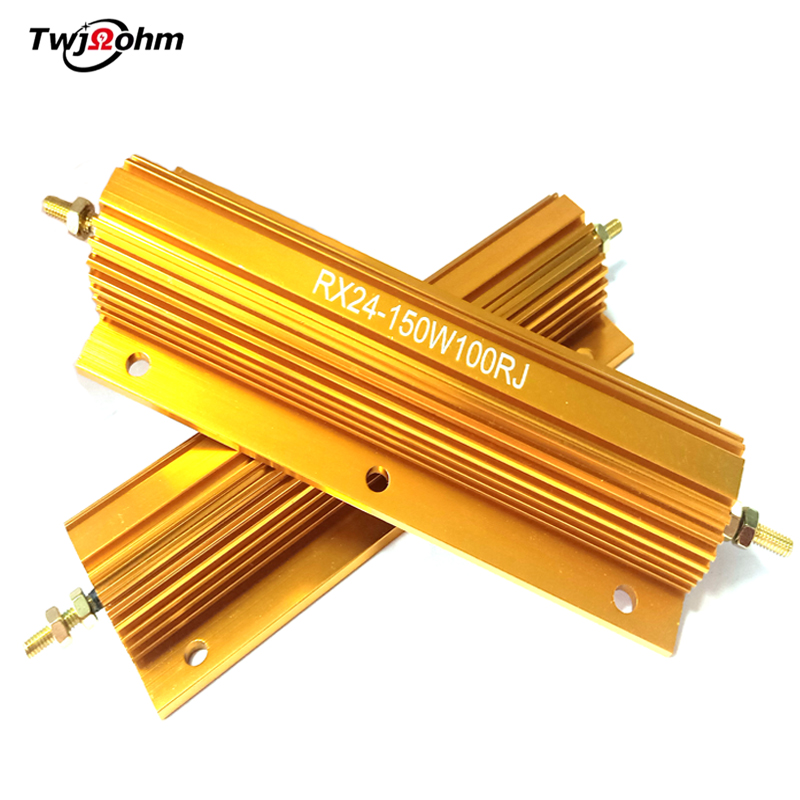 RX24 gold aluminum shell 150W highpower load resistor