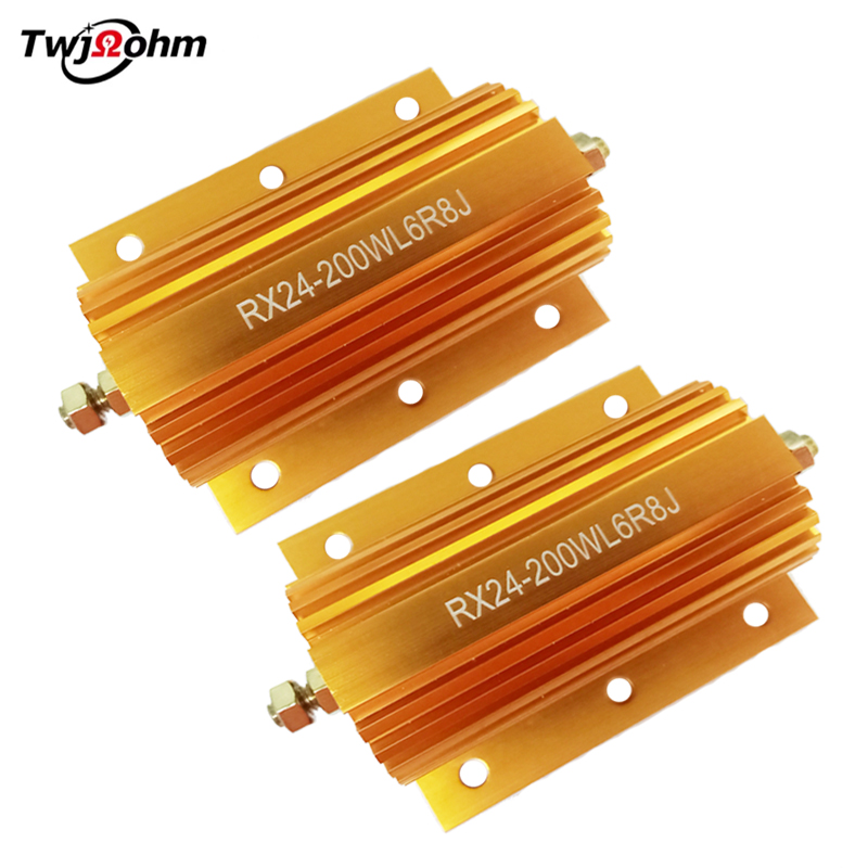 RX24-200WL highpower gold aluminum shell load resistor