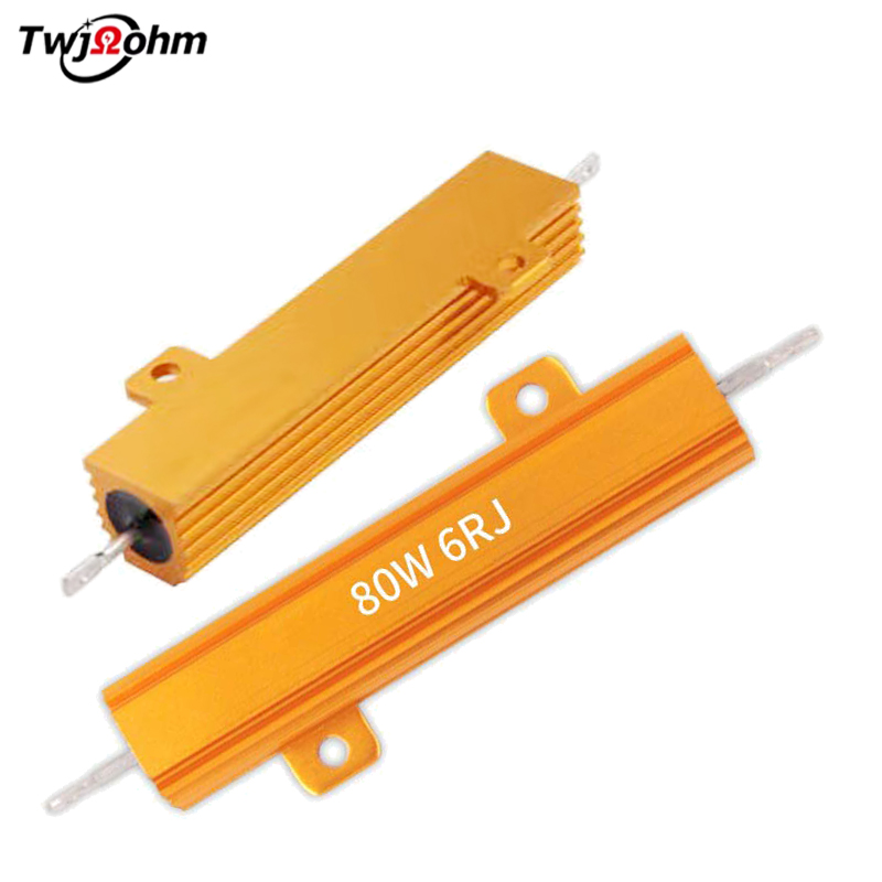 RX24-80W highpower aluminum shell resistor  current limiting load resistor