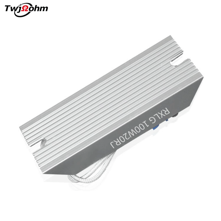 RXLG-100W aluminum shell brake resistor, highpower brake resistor, frequency converter, servo machine, discharge current limiting ordinary resistor