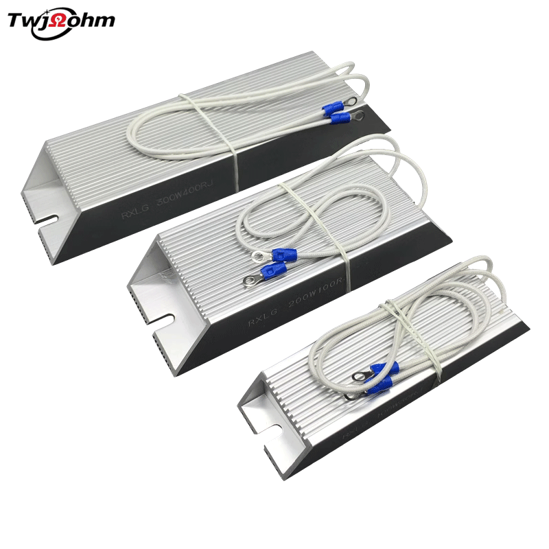 RXLG-100W aluminum shell brake resistor, highpower brake resistor, frequency converter, servo machine, discharge current limiting ordinary resistor