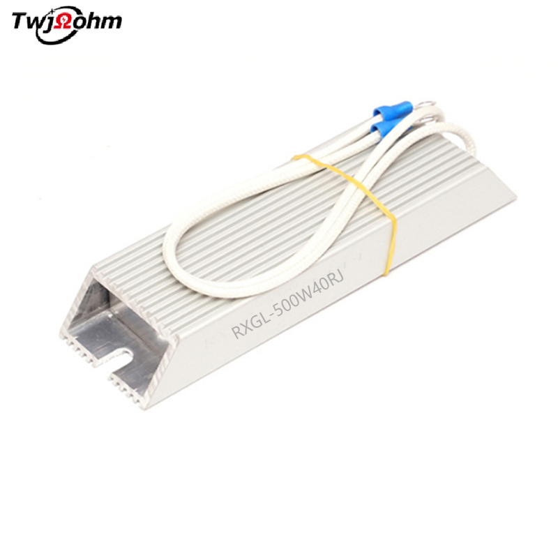 RXLG-500W frequency converter aluminum shell brake resistor servo motor regenerative brake trapezoidal aluminum shell resistor
