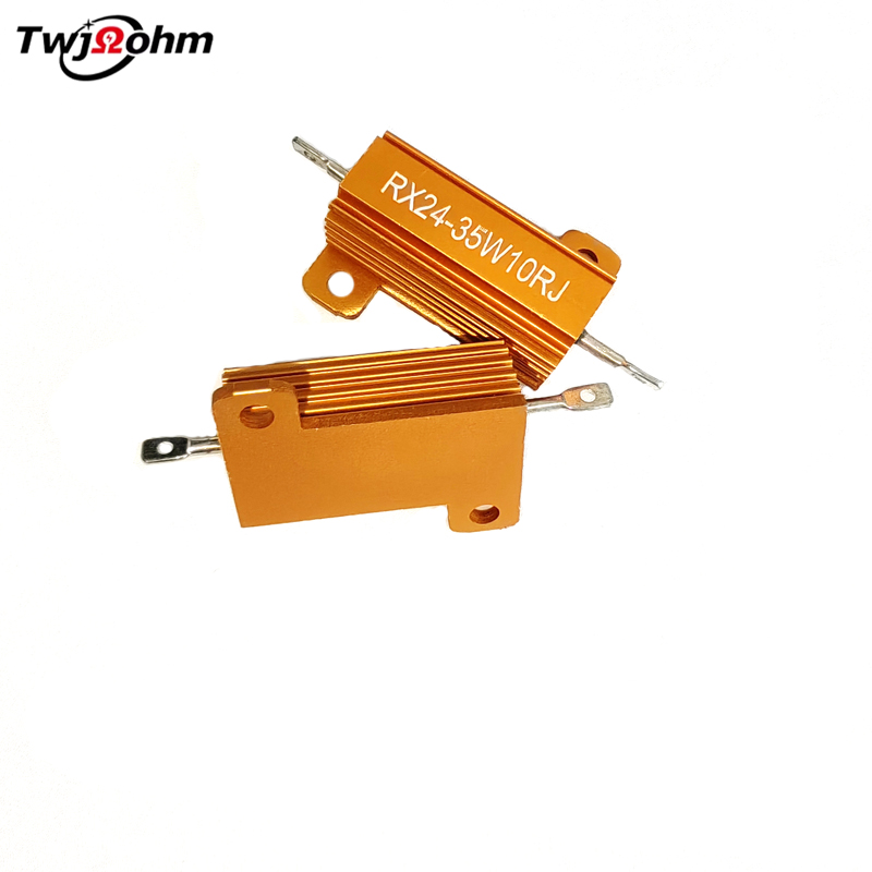 RX24-35W highpower gold aluminum shell resistor ohm current limiting discharge decoder