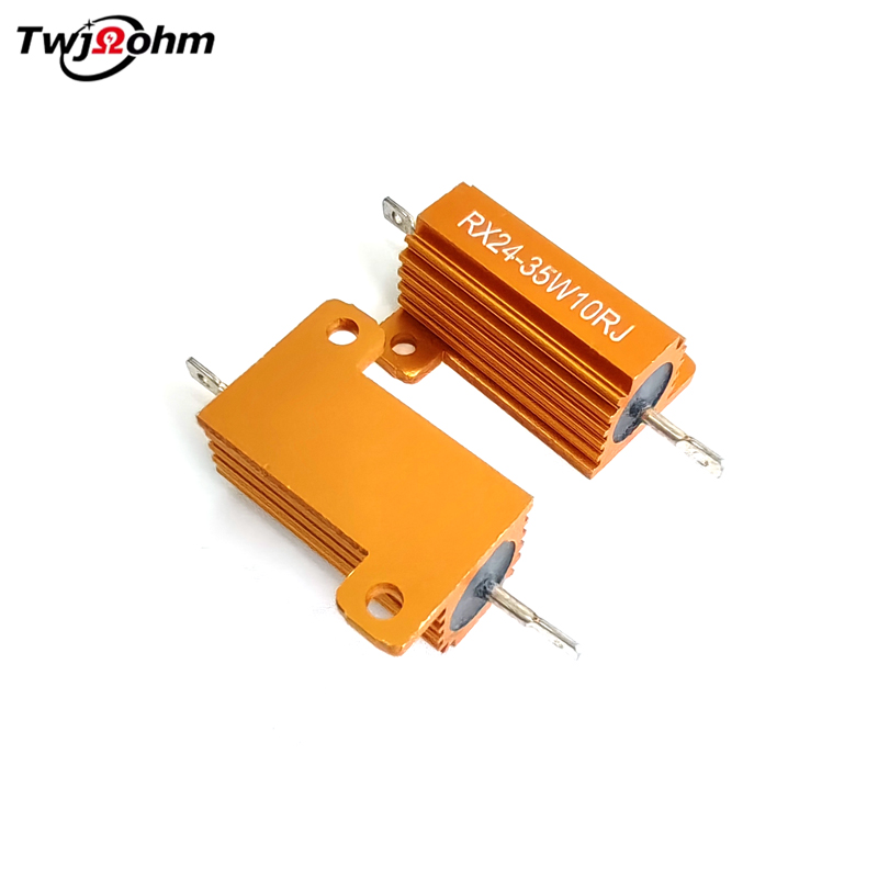 RX24-35W highpower gold aluminum shell resistor ohm current limiting discharge decoder