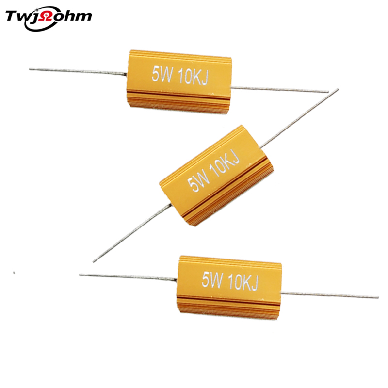 RX24-10W highpower gold aluminum shell resistor  limiting discharge decoder