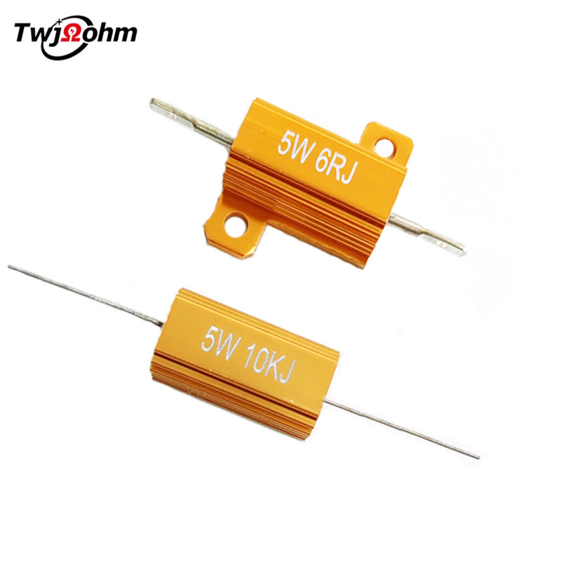 RX24-10W highpower gold aluminum shell resistor  limiting discharge decoder
