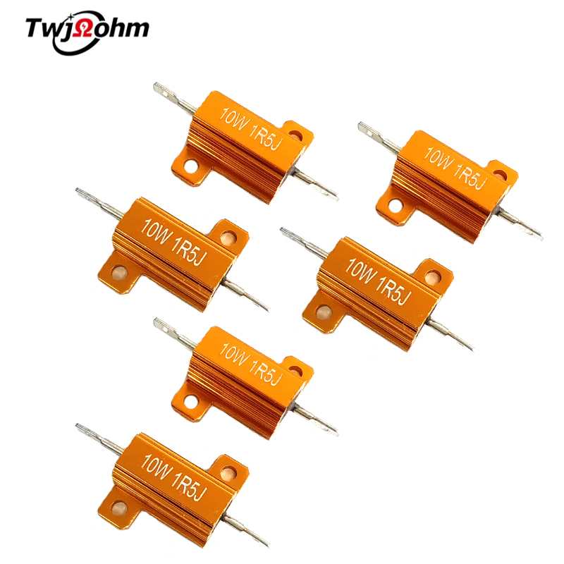 RX24-5W high-power gold aluminum shell resistorcurrent limiting discharge decoder