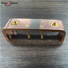 Surface mounted alloy shunt PW current detection sampling resistor