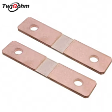Surface mounted alloy shunt PW current detection sampling resistor