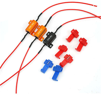 25W aluminum shell resistor, car lamp resistor, decoding resistor, flashing alarm release resistor