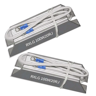 RXLG-100W aluminum shell brake resistor, highpower brake resistor, frequency converter, servo machine, discharge current limiting ordinary resistor